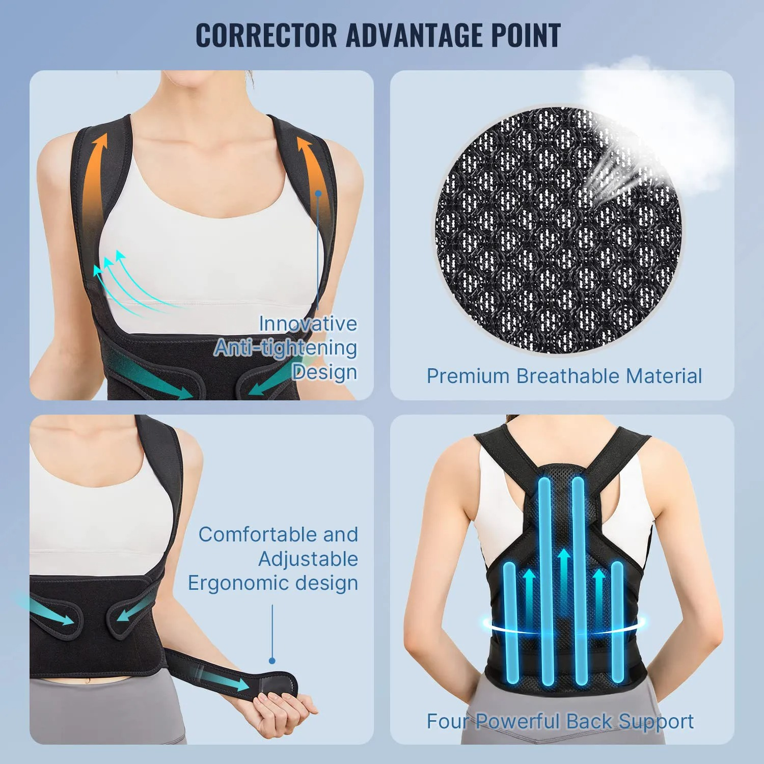 Adjustable Back Support Brace